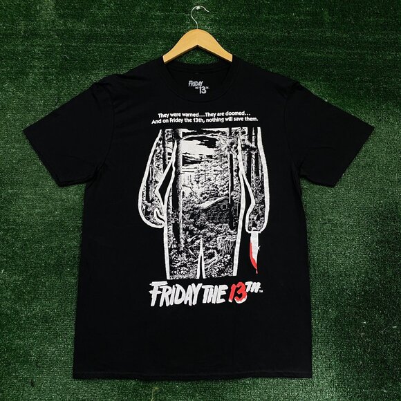Friday the 13th Movie Promo Tshirt size large - Picture 1 of 4